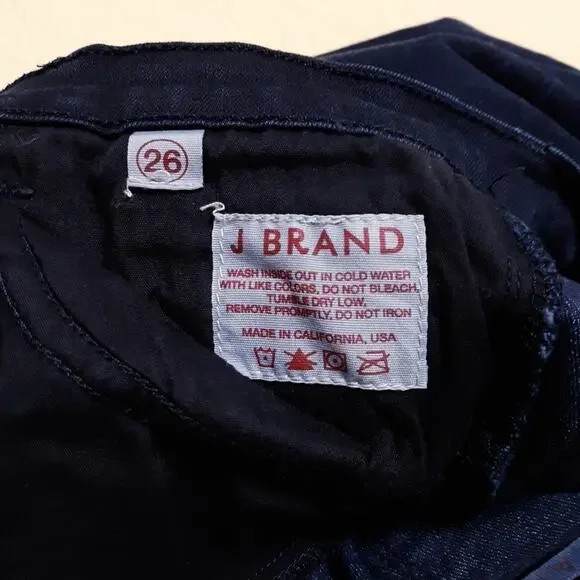 J Brand skinny leg deep blue color sz 26 dynamite - Picture 4 of 12